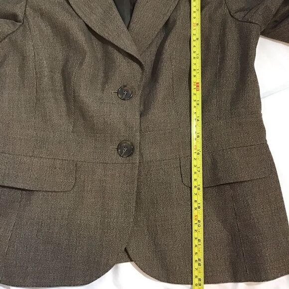 ANN TAYLOR Petite Blazer Jacket 2 Button Career - Picture 6 of 6